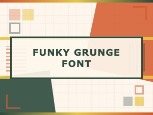 Elevate Your Designs with a Funky Grunge Font